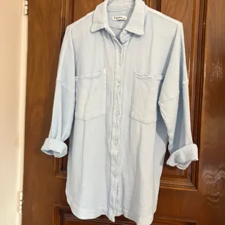 شومیز ابی رنگ