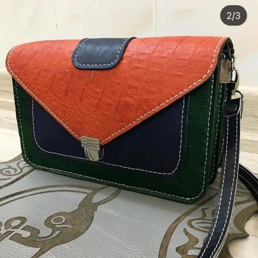 کیف چرم دست دوز