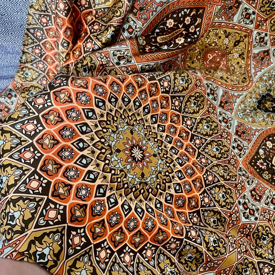 روسری ساتن ابریشم