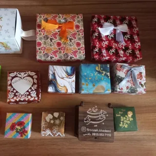 جعبه کادویی طلا و اکسسوری