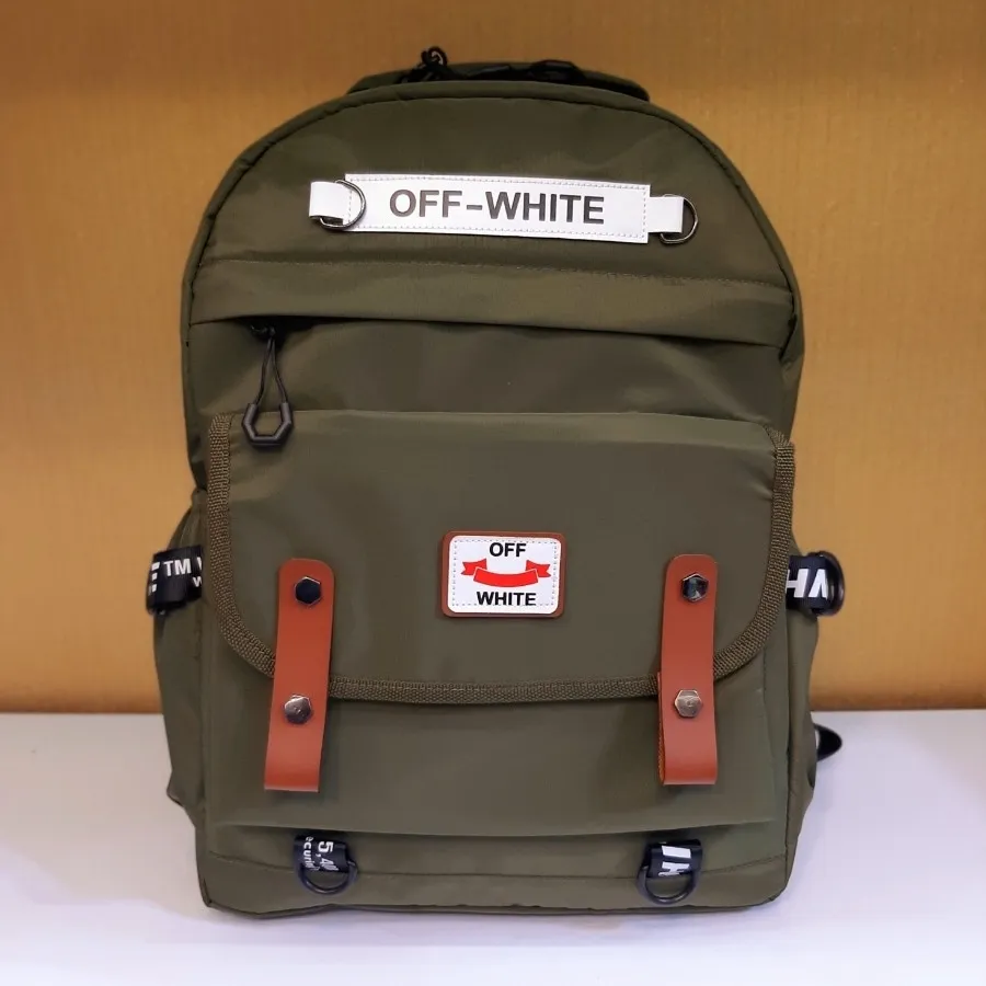 کوله پشتی off White سبز