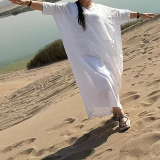 مانتو پیراهن نخی خنک