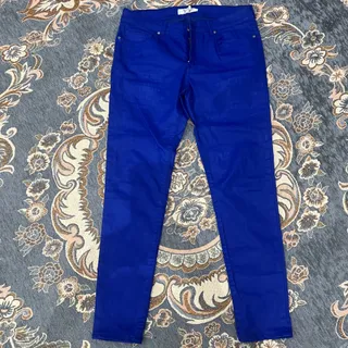 شلوار آبی براق منگو