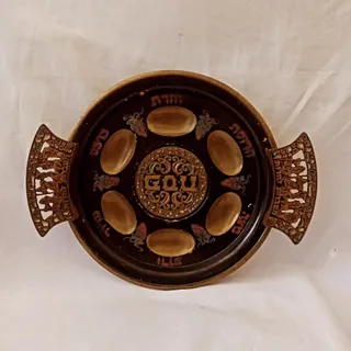 سینی تمام برنزی قدیمی