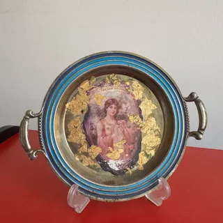 بشقاب دکوری پتینه