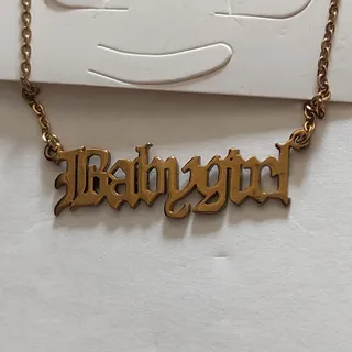 گردنبند استیل کپی طلا