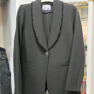 کت مشکی کار شده