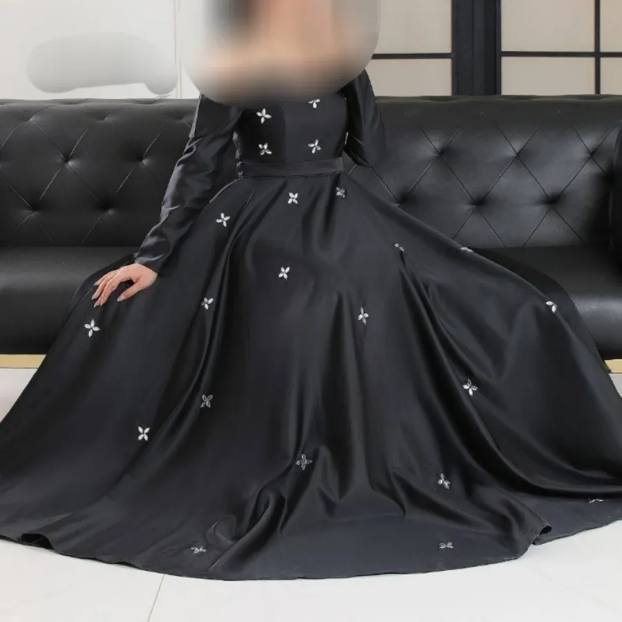 پیراهن مجلسی ساتن