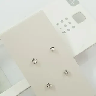 پک گوشواره گلگوش نقره 925