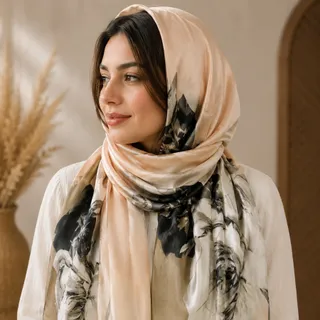 شال سیلک برند والنتینو