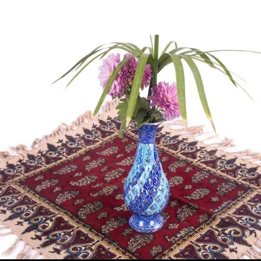 گلدان مینا کاری