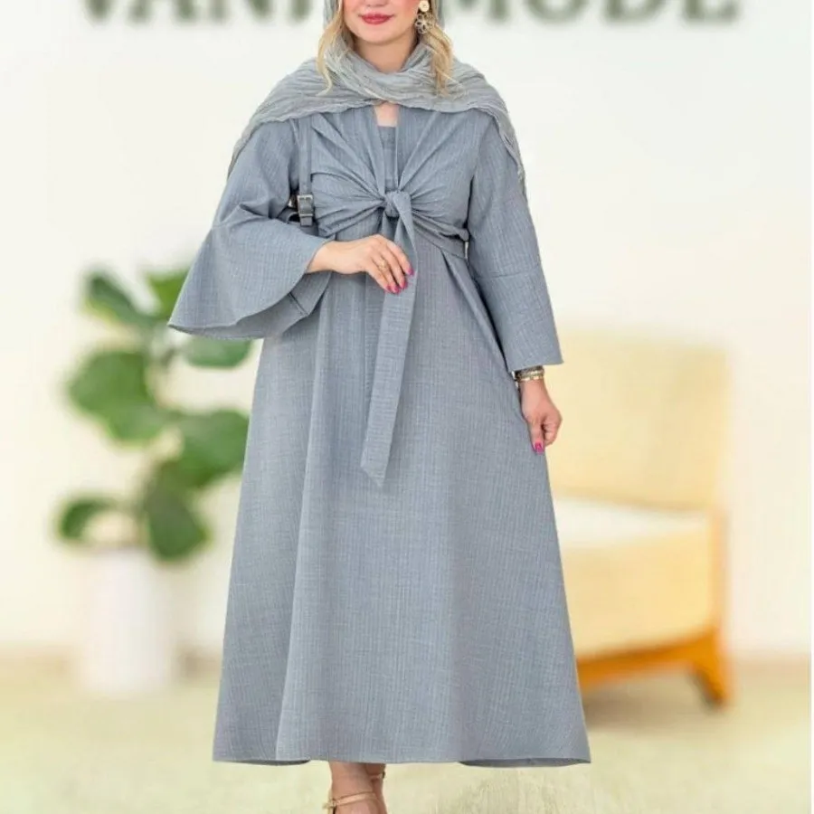 ست شومیز گره و سرافون