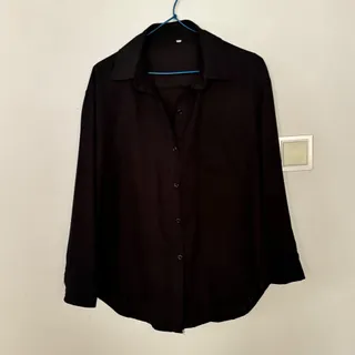 شومیز کرپ مشکی