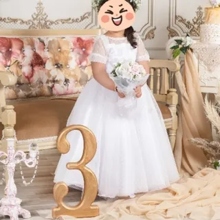پیراهن عروس بچگانه 3ـ4سال