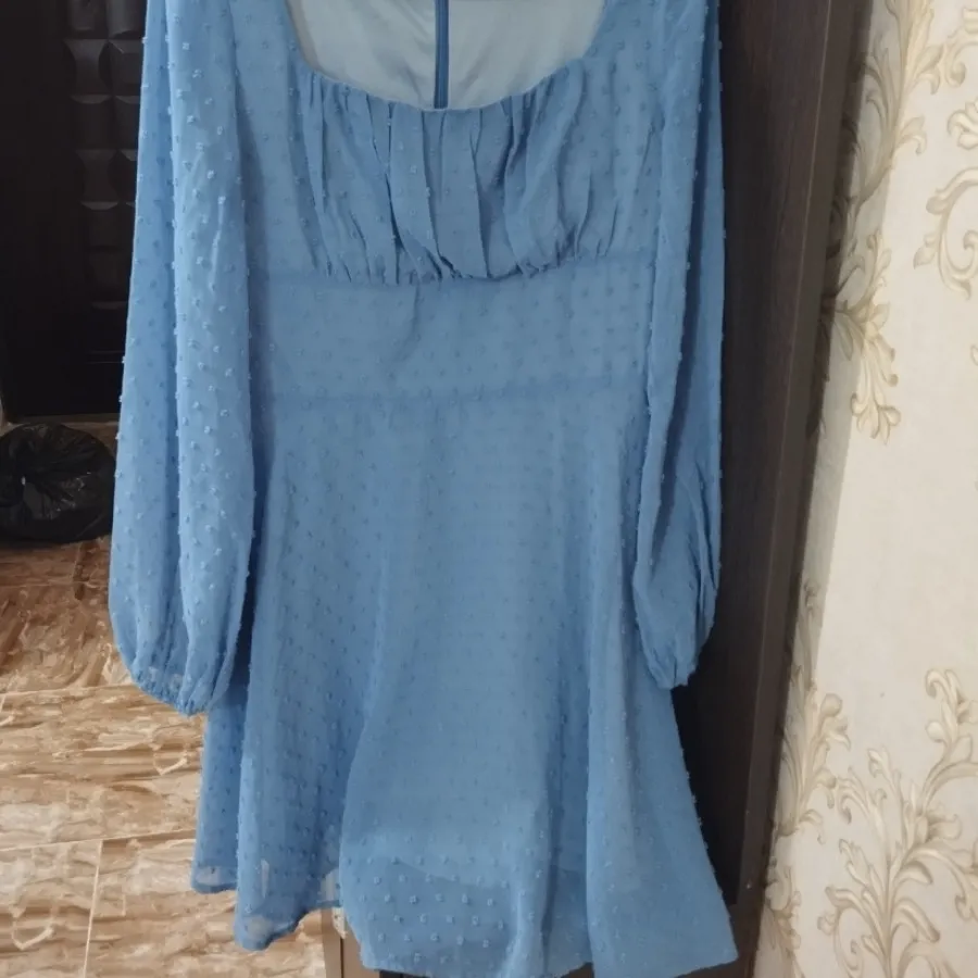 پیراهن عروسکی آبی فیلی