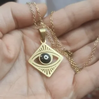 گردنبند چشم نظر کپی طلا