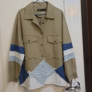 کت جین تیکه دوزی