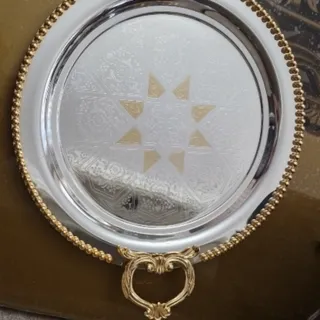 سینی استیل آینه ای لوکس
