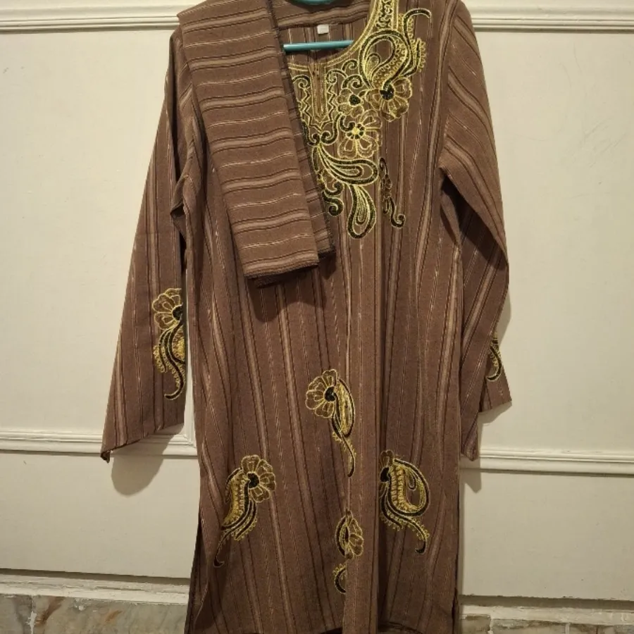 ست مانتو و شال