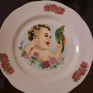 گل سرخی قدیمی انتیک عتیقه