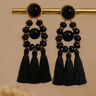 گوشواره ابریشمی وارداتی