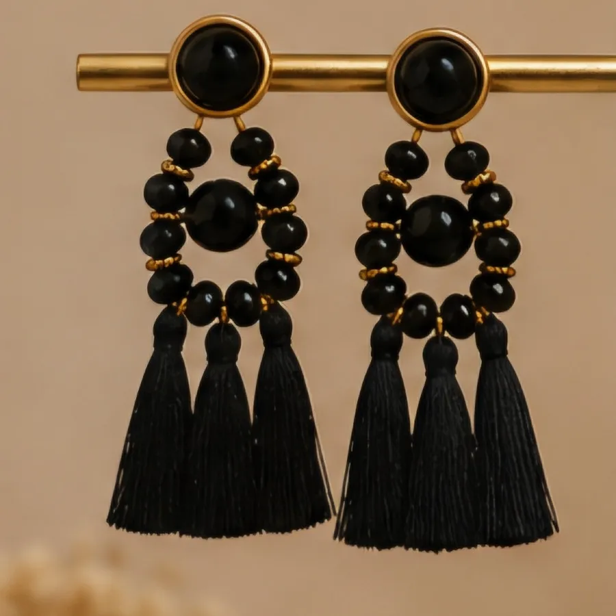 گوشواره ابریشمی وارداتی