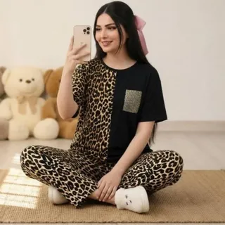 ست پلنگی راحت فلامینت