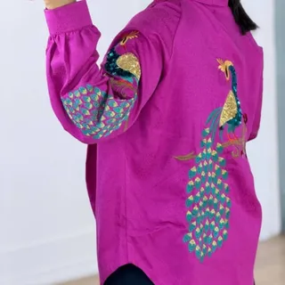 شومیز زنانه خنک گلدوزی