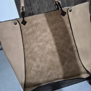 کیف زنانه سایز بزرگ کرمی