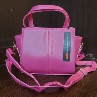 کیف چرمی سرخابی
