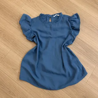 تاپ حریر سرمه ای