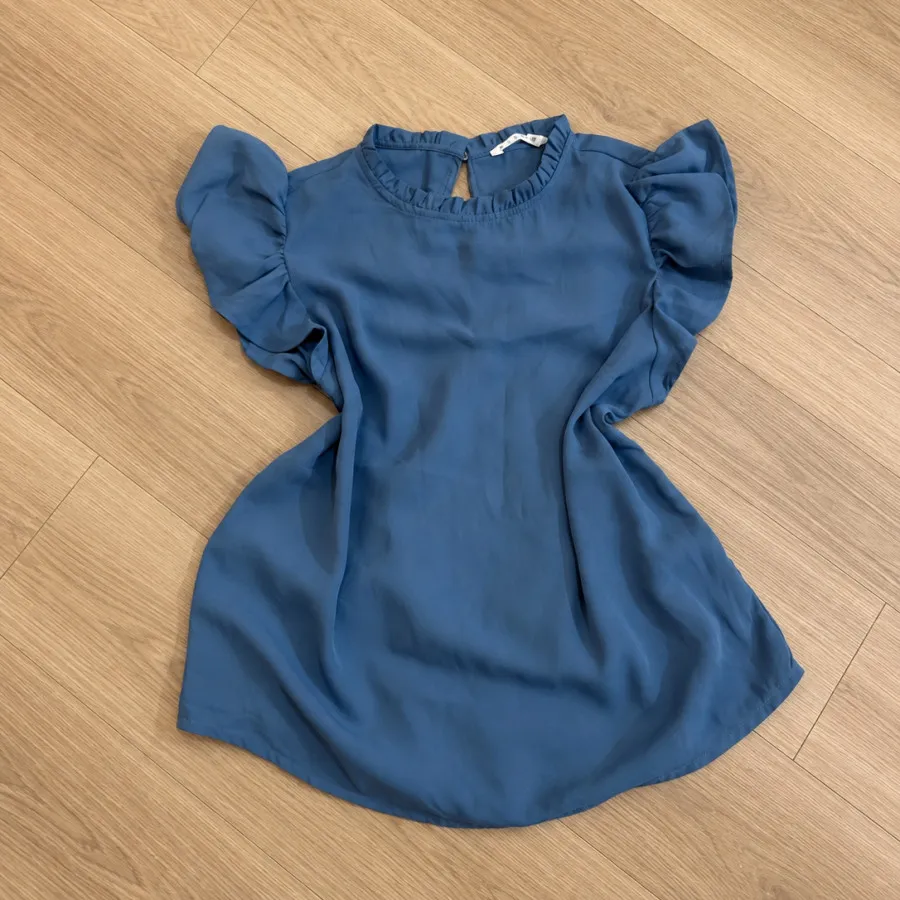 تاپ حریر سرمه ای