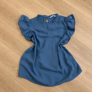 تاپ حریر سرمه ای