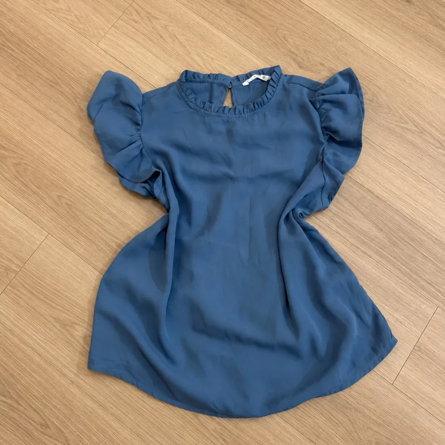 تاپ حریر سرمه ای