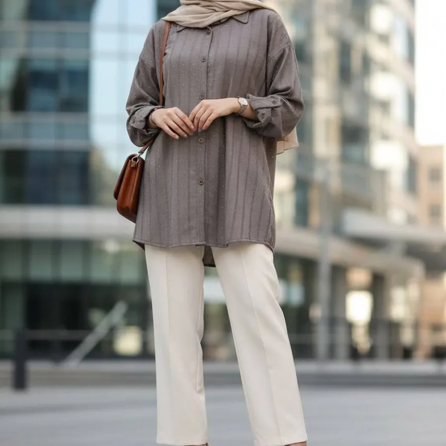 شومیز نگین دار