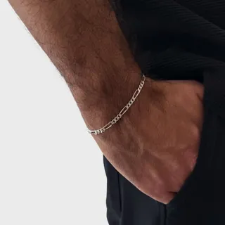 دستبند نقره مردانه