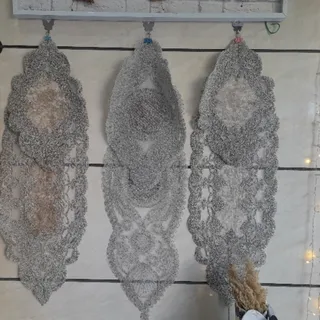 رومیزی 3 تکه دانتل حراج