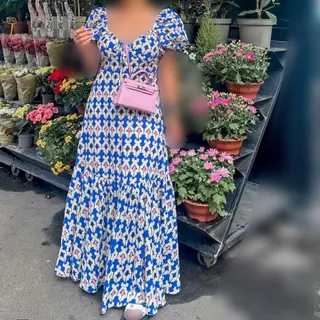 پیراهن ماکسی نخی Zara