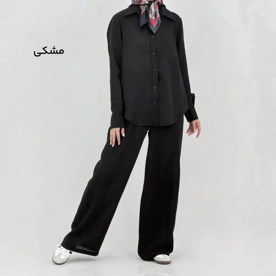 مانتو شلوار مشکی