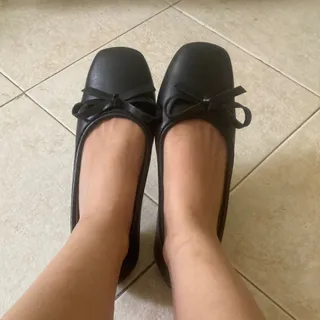 کفش زارا سیاه بالت فلت