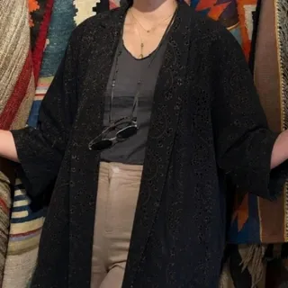 مانتو لینن خامه دوزی zara