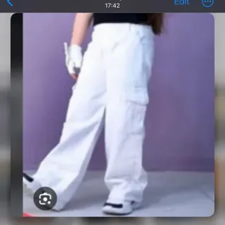شلوار کتان کارگو