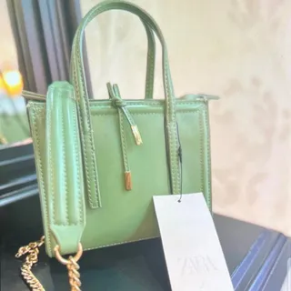 کیف سبز زارا