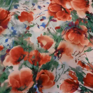 روسری مجلسی گل شقایق