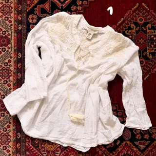 شومیز عروسکی سفید
