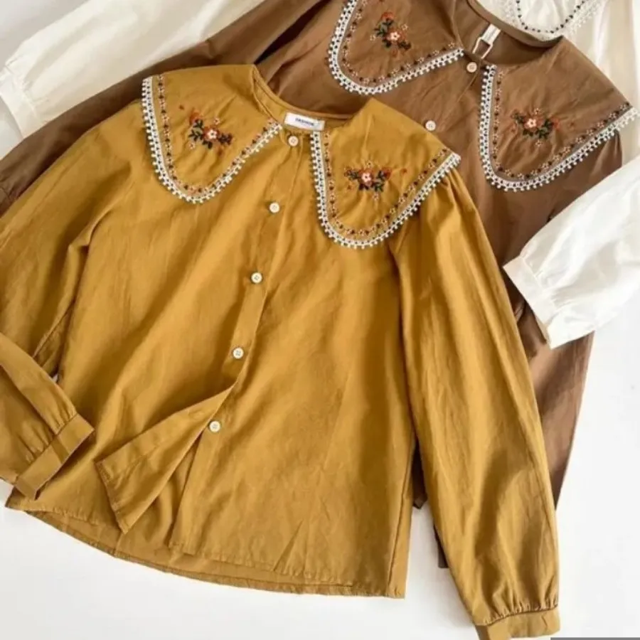 شومیز گلدوزی عروسکی
