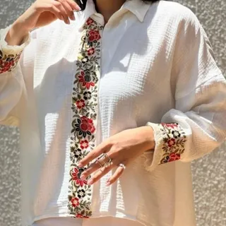 شومیز گلدوزی