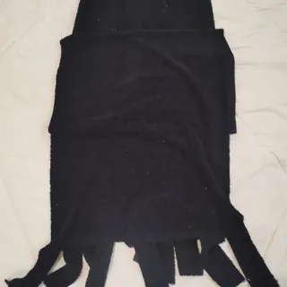 شال مشکی زمستانه