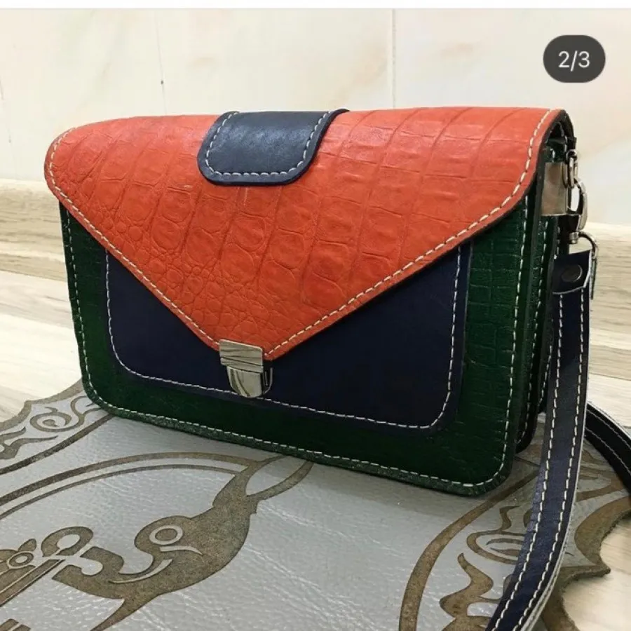 کیف چرم دست دوز