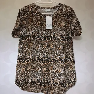 تیشرت نخی zara